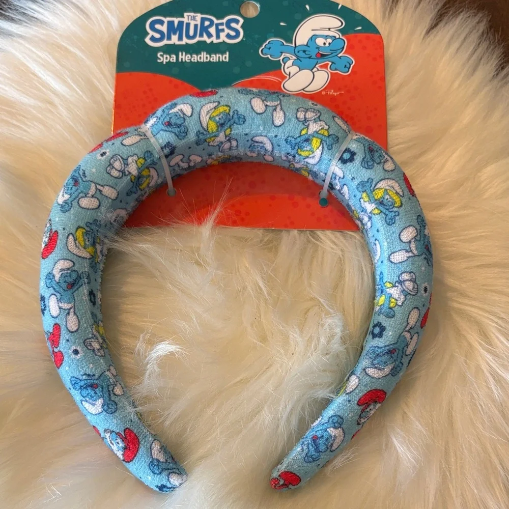 The Smurfs Spa Headband Set - Blue and Pink